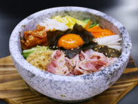 Korean Style Stone Pot with Fat Beef Rice